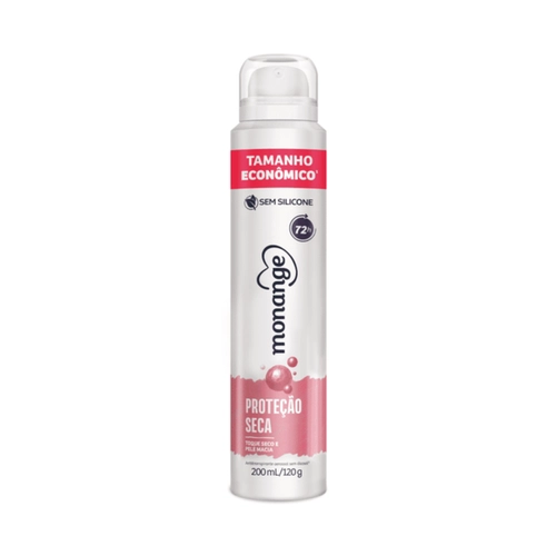 DESODORANTE MONANGE AEROSOL PROTECAO SECA 200ML