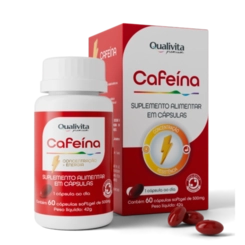 CAFEÍNA QUALIVITA 500MG 60 CÁPSULAS