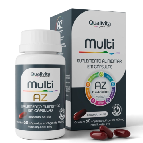 VITAMINA MULTI AZ QUALIVITA 1000MG 60 CÁPSULAS