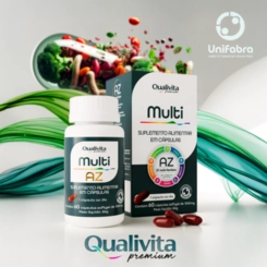 VITAMINA MULTI AZ QUALIVITA 1000MG 60 CÁPSULAS