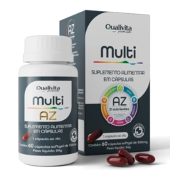 VITAMINA MULTI AZ QUALIVITA 1000MG 60 CÁPSULAS