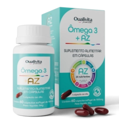 VITAMINA AZ OMEGA 3+ QUALIVITA 1000MG 60 CÁPSULAS