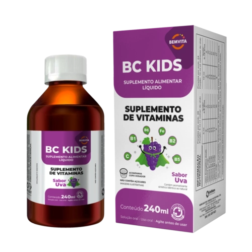 POLIVITAMINICO BEMVITA BC KIDS UVA SUPER VITTA 240ML