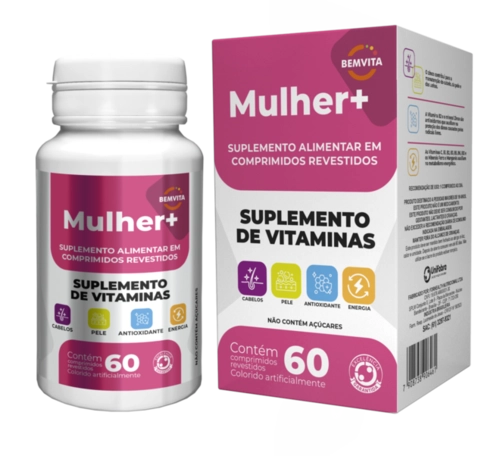 POLIVITAMINICO BEMVITA MULHER 60 COMPRIMIDOS