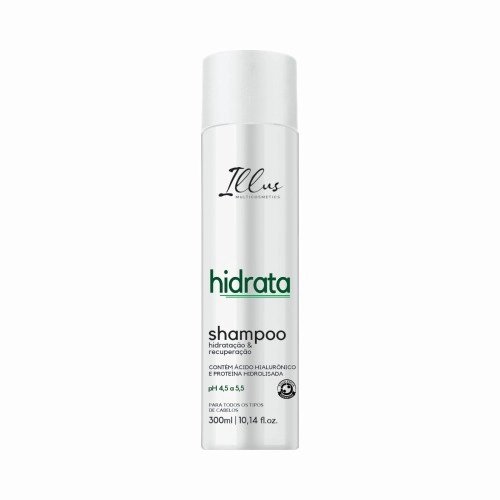 SHAMPOO ILLUS HIDRATACAO E RECUPERACAO HIDRA 300ML