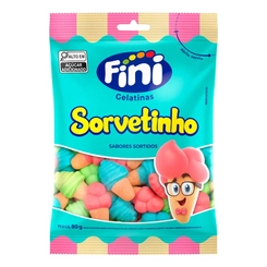 BALA FINI GELATINA SORVETINHO 80G