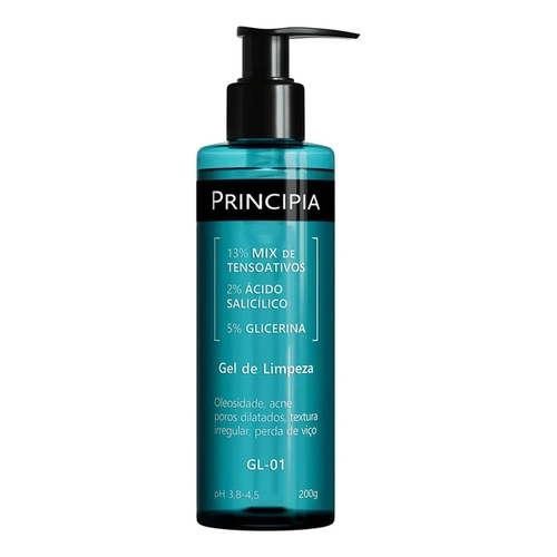 GEL DE LIMPEZA PRINCIPIA GL-01 TENSOATIVOS 200ML