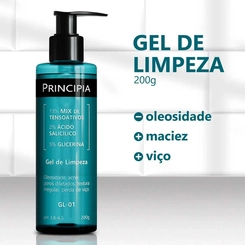 GEL DE LIMPEZA PRINCIPIA GL-01 TENSOATIVOS 200ML