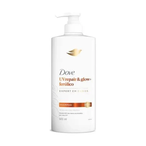 SHAMPOO DOVE PUMP UV REPAIR/GLOW FERULICO 600ML