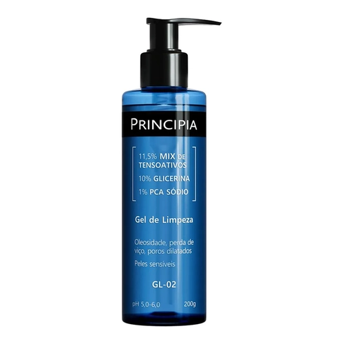 GEL DE LIMPEZA SUAVE PRINCIPIA GL-02 TENSOATIVOS 200ML