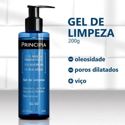 GEL DE LIMPEZA SUAVE PRINCIPIA GL-02 TENSOATIVOS 200ML