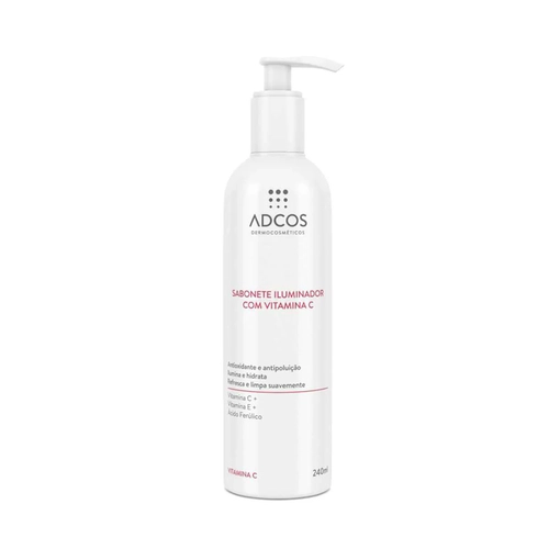SABANOTE FACIAL ADCOS ILUMINADOR VITAMINA C DERMA COMPLEX 240ML