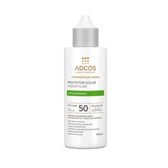 PROTETOR SOLAR FACIAL ADCOS AQUA FLUID FOTOPROTEÇÃO DIÁRIA FPS50 100ML