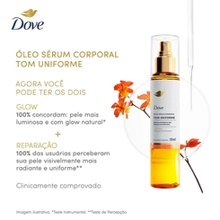 OLEO CORPORAL DOVE SERUM TOM UNIFORME 150ML