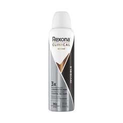 DESODORANTE REXONA AEROSOL CLINICAL INVISIBLE 96H 150ML