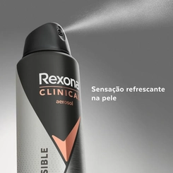 DESODORANTE REXONA AERO CLINICAL MEN INVISIBLE 150ML