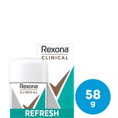 DESODORANTE STICK REXONA CLINICAL FEM REFRESH 58G