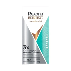 DESODORANTE STICK REXONA CLINICAL FEM REFRESH 58G