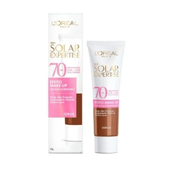 PROTETOR SOLAR LOREAL PARIS SOLAR EXPERTISE EFEITO MAKE UP COR 6.0 FPS70 30G