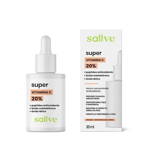 SERUM FACIAL SALLVE SUPER VITAMINA C 20% 30ML