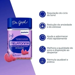 Melatonina Dr. Good Fini Morango 120 Gomas