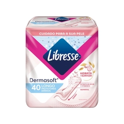 PROTETOR DIARIO LIBRESSE DERMASOFT LONGO COM 40 UNIDADES