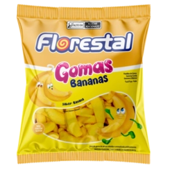 BALA DE GOMA FLORESTAL BANANAS 60G