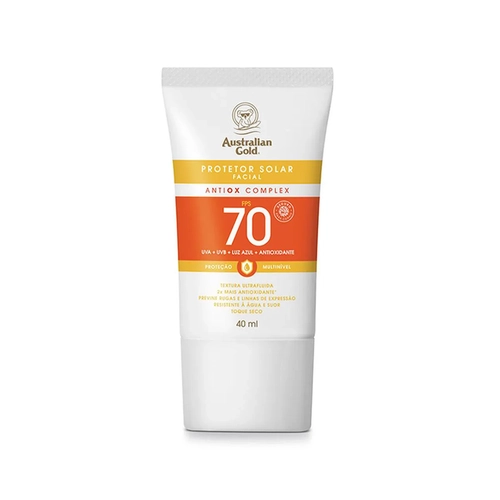 PROTETOR SOLAR AUSTRALIAN GOLD ANTIOX COMPLEX ULTRA FLUIDO FPS70 40ML