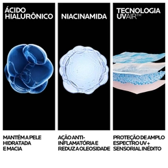 PROTETOR SOLAR LA ROCHE POSAY ANTHELIOS UVAIR COR 6.0 FPS60 45ML