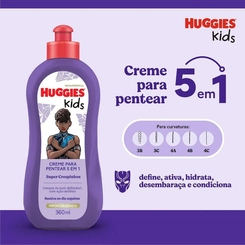 CREME DE PENTEAR HUGGIES KIDS CRESPINHO 360ML