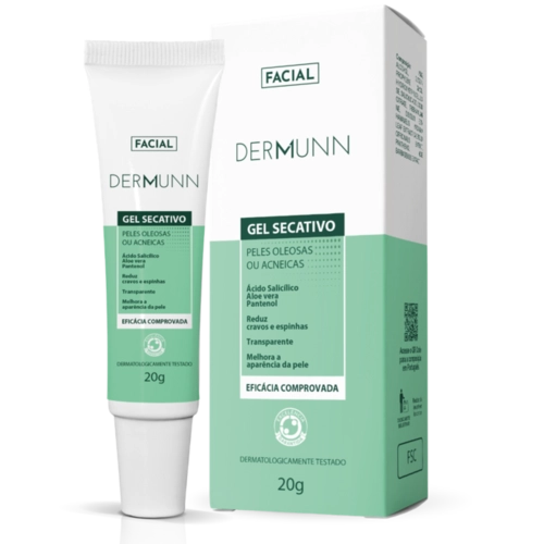 GEL SECATIVO DERMUNN PELES OLEOSAS 20G