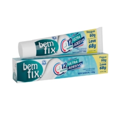 CREME FIXADOR P/ DENTADURA BEMFIX SEM SABOR 40G
