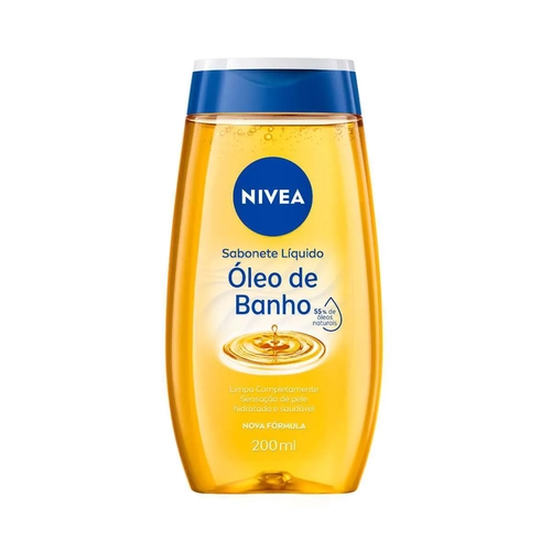 SABONETE LIQUIDO CORPORAL NIVEA ÓLEO DE BANHO 200ML