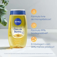 SABONETE LIQUIDO CORPORAL NIVEA ÓLEO DE BANHO 200ML