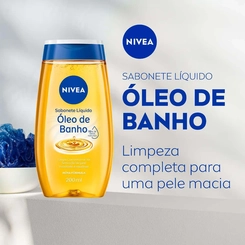 SABONETE LIQUIDO CORPORAL NIVEA ÓLEO DE BANHO 200ML