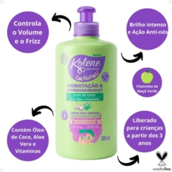 CREME DE PENTEAR KOLENE CACHINHOS 300ML