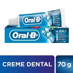 CREME DENTAL ORAL-B 4 EM 1 70GR