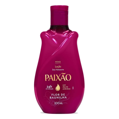 LOCAO HIDRATANTE CORPORAL PAIXAO FLOR DE BAUNILHA 200ML