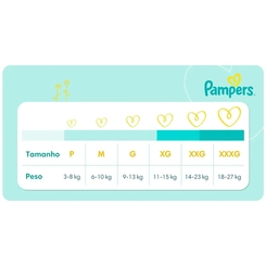 FRALDA PAMPERS CONFORTSEC SUPER TAMAMHO XG COM 58 UNIDADES