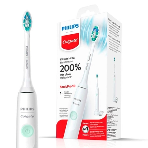 ESCOVA DENTAL COLGATE ELETRICA PHILIPS SONICPRO 10