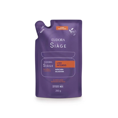 MASCARA REFIL EUDORA SIAGE LISO INTENSO 250G