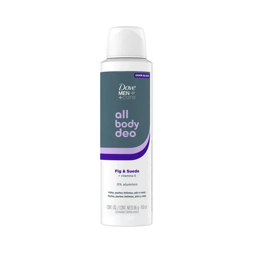 Desodorante Corporal Dove Men+Care All Body Deo Fig & Suede 150ml Aerossol