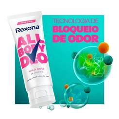 DESODORANTE CREME CORPORAL REXONA ALL BODY DEO WILD ROSE 75G