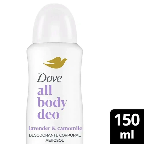DESODORANTE CORPORAL DOVE ALL BODY DEO LAVANDA E CAMOMILA 150ML