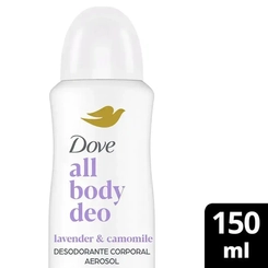 DESODORANTE CORPORAL DOVE ALL BODY DEO LAVANDA E CAMOMILA 150ML