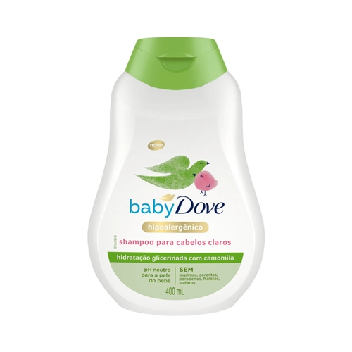 SHAMPOO BABY DOVE HIDRATACAO GLICERINADA CAMOMILA 400ML