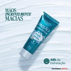 LOÇÃO HIDRATANTE PARA MÃOS PAIXÃO BRIDGERTON DAMA DE PRATA 200ML 75G
