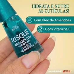 SÉRUM NUTRITIVO RISQUE BRIDGERTON ÓLEO DE AMÊNDOAS 8ML