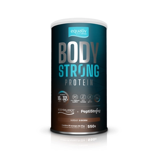Body Strong Protein Equaliv Sabor Cacau 550g