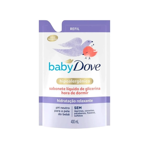 SABONETE REFIL DOVE BABY HIDRATACAO RELAXANTE 400ML